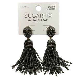 Sugarfix by BaubleBar Polished Beaded Tassel Earrings